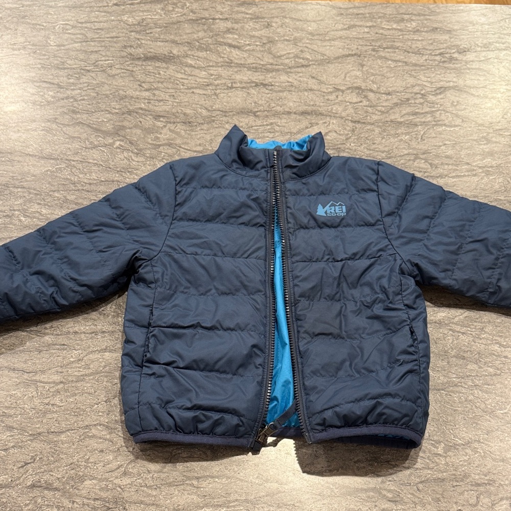 REI Kids Dark Blue Puffer Jacket